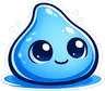 Blue Blob sticker